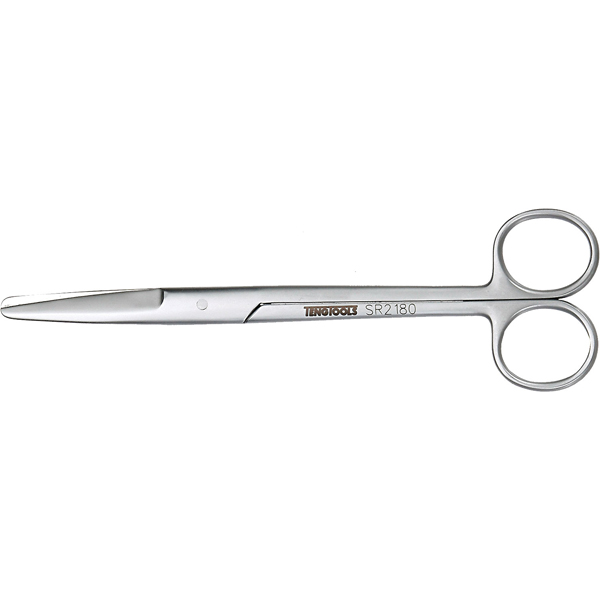 PRECISION SCISSORS 180MM STRAIGHT BLUNT POINT